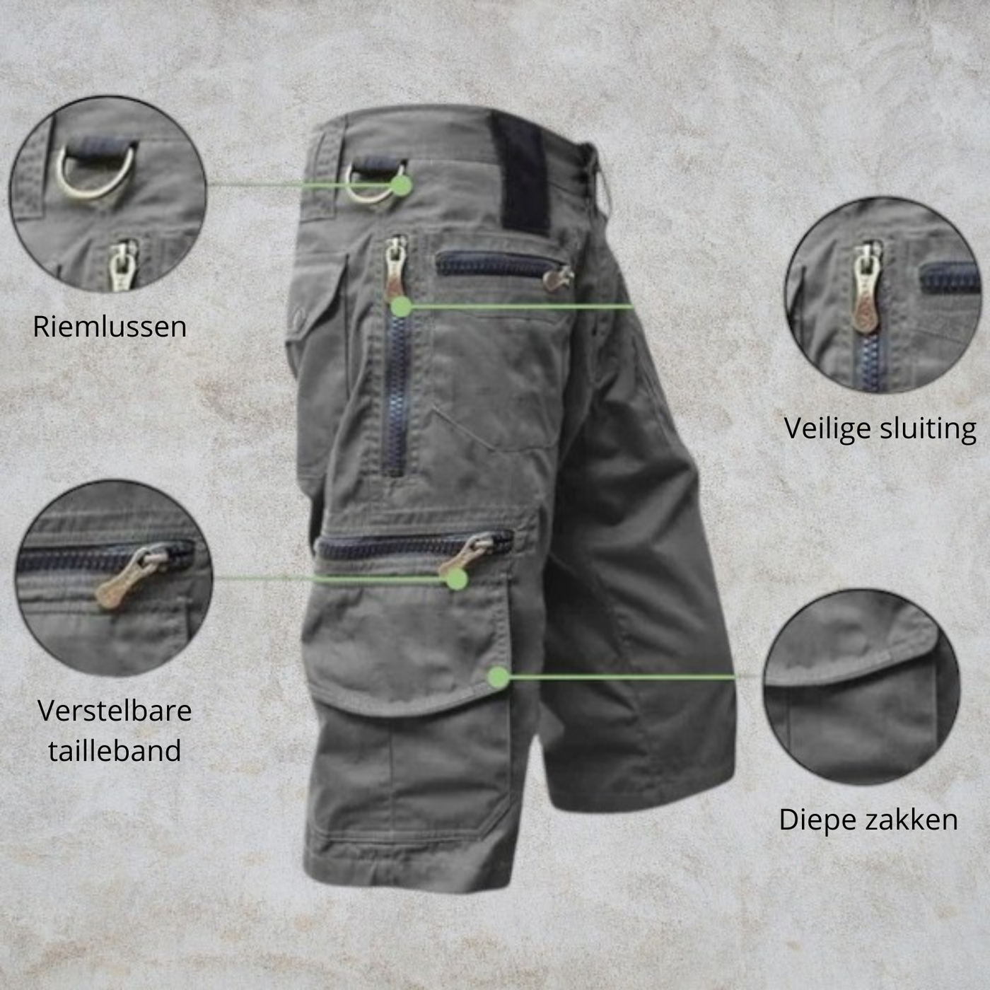 Remco™ | Allsidige cargo-shorts