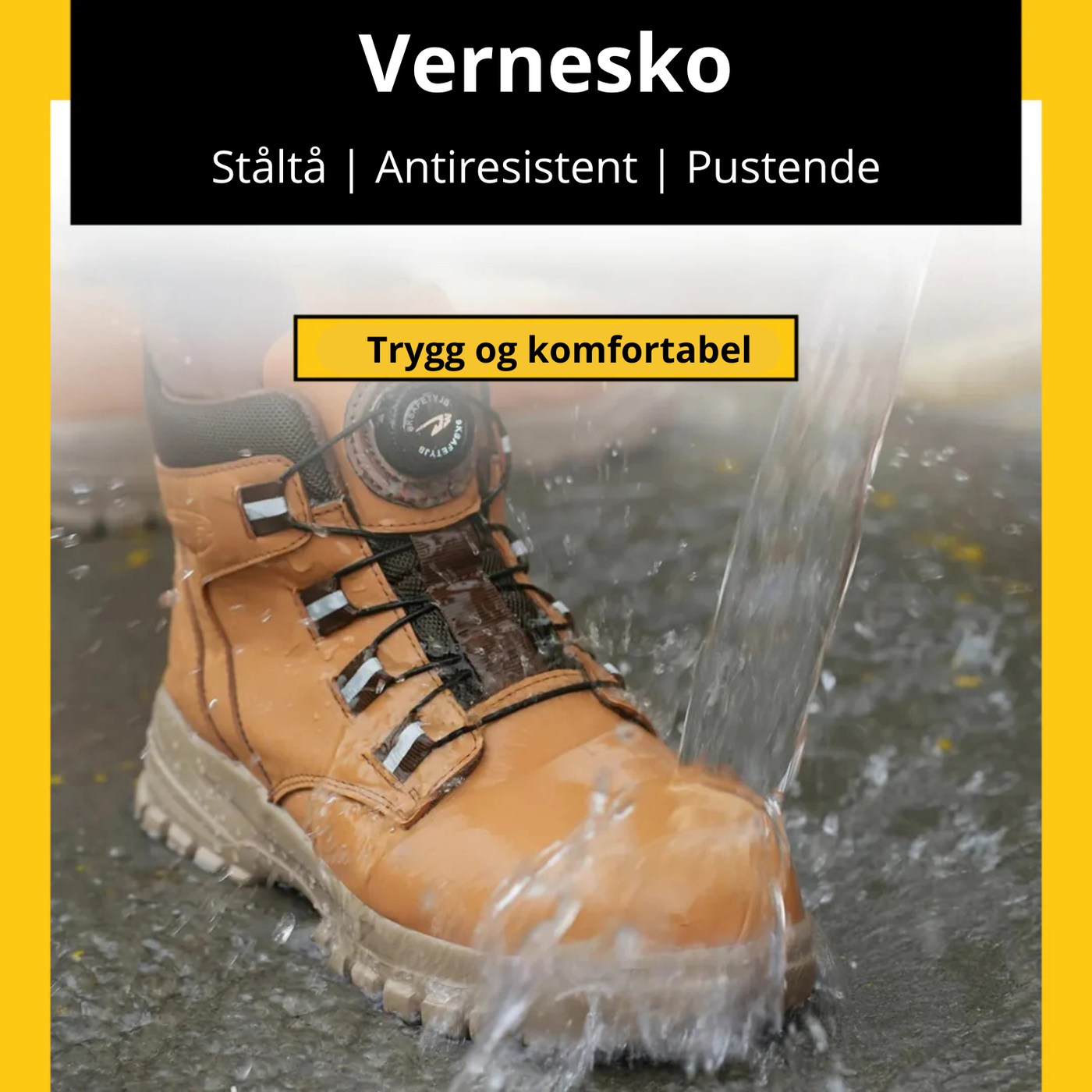 SteelPro™ | Sikkerhetssko (MIDDELIG 1+1 GRATIS)