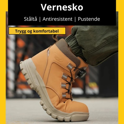 SteelPro™ | Sikkerhetssko (MIDDELIG 1+1 GRATIS)