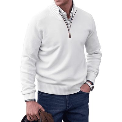 Nicolas™ | Elegant genser med reiselås