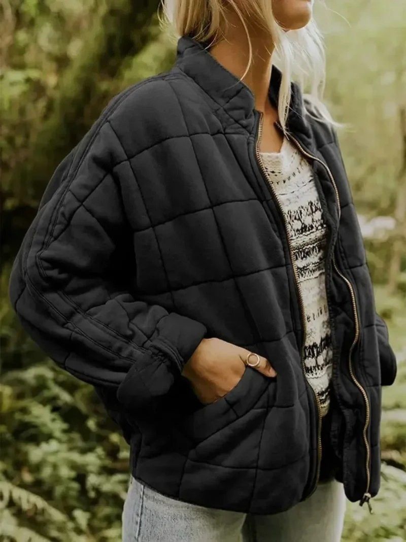 Sofie™ | Vattert Jakke med Elegant Oversized Look
