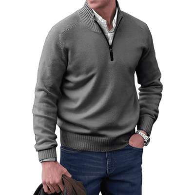 Nicolas™ | Elegant genser med reiselås