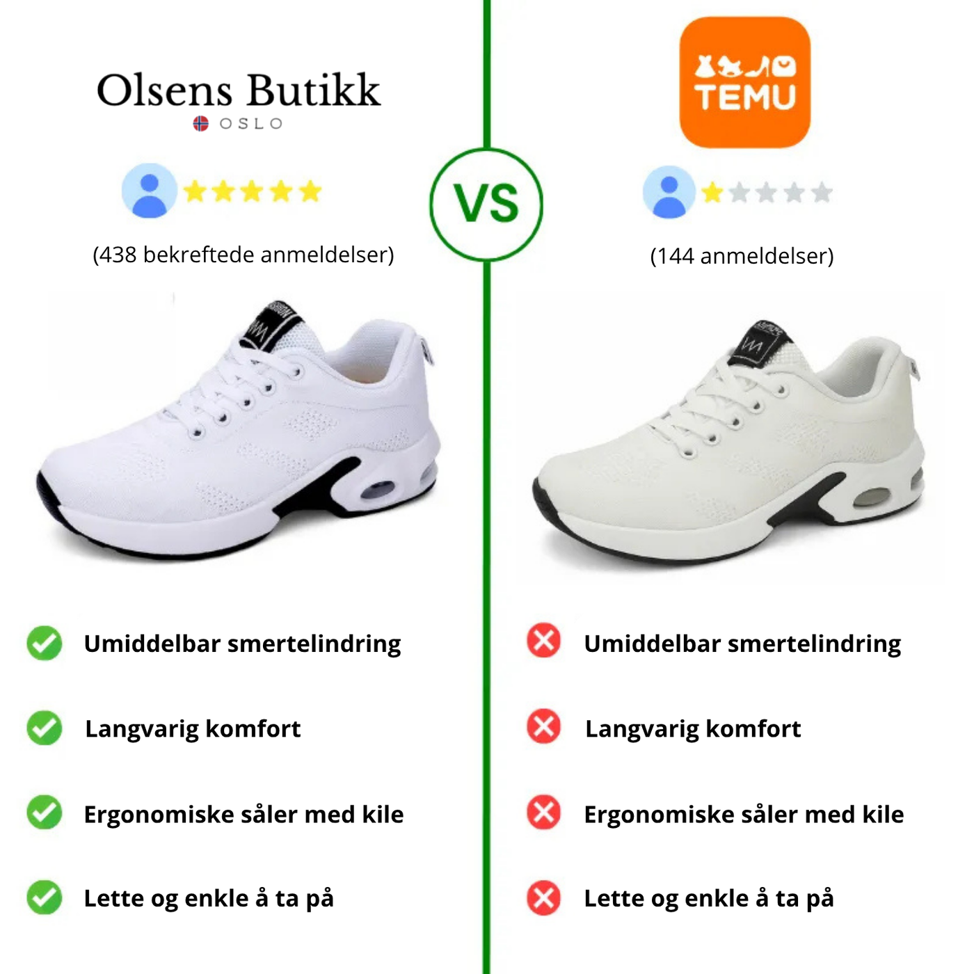 ErgoVita™ | Sko med Ortopedisk Komfort