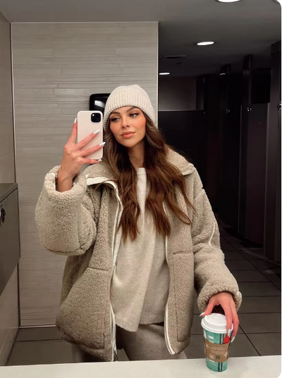 Amy | Teddy Fleecejakke