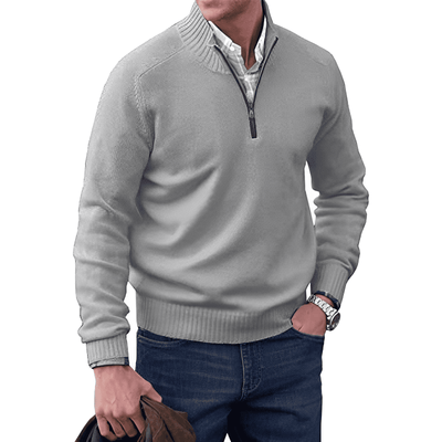Nicolas™ | Elegant genser med reiselås