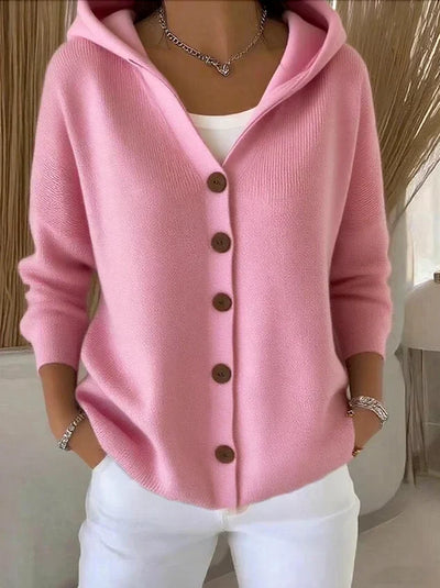 Filippa | Trendy Strikkegenser med Hette