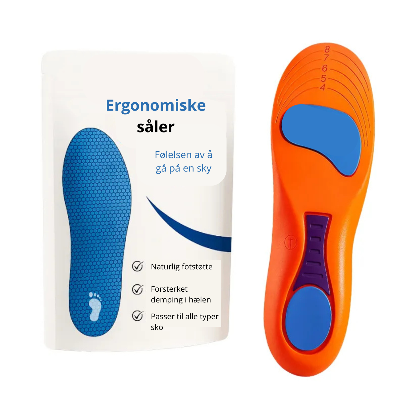 Par med ergonomiske såler