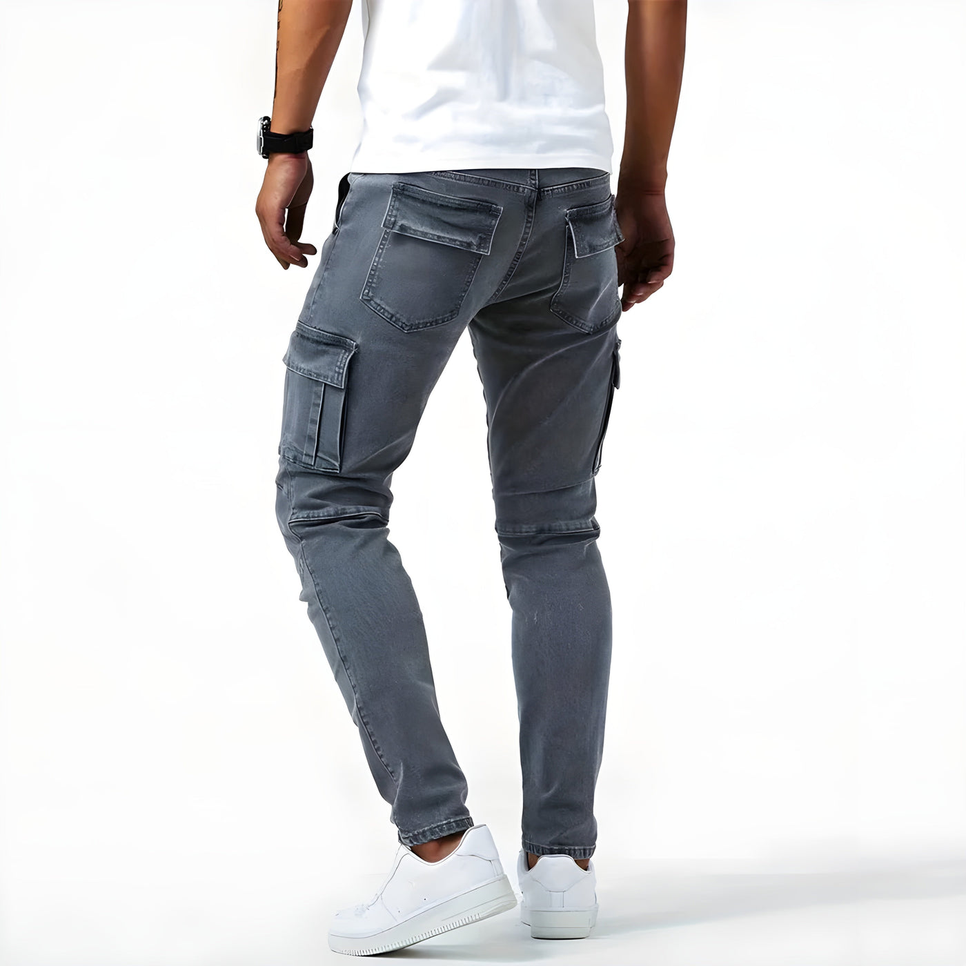 Samuel™ | Elastiske cargojeans