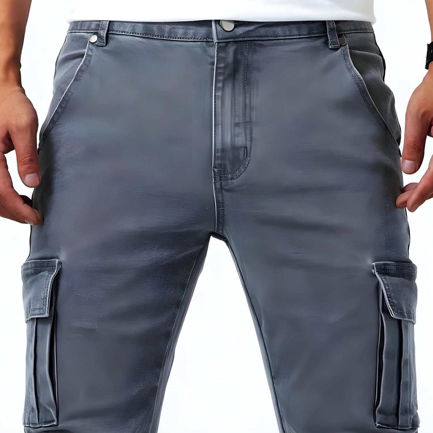 Samuel™ | Elastiske cargojeans