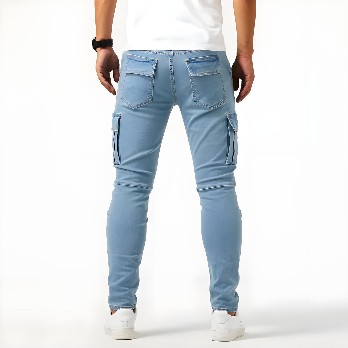 Samuel™ | Elastiske cargojeans