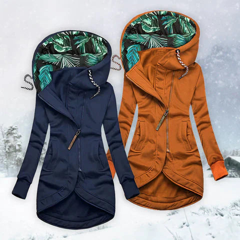 Ute™ | Elegant & Varm Vinterjakke Med Hette