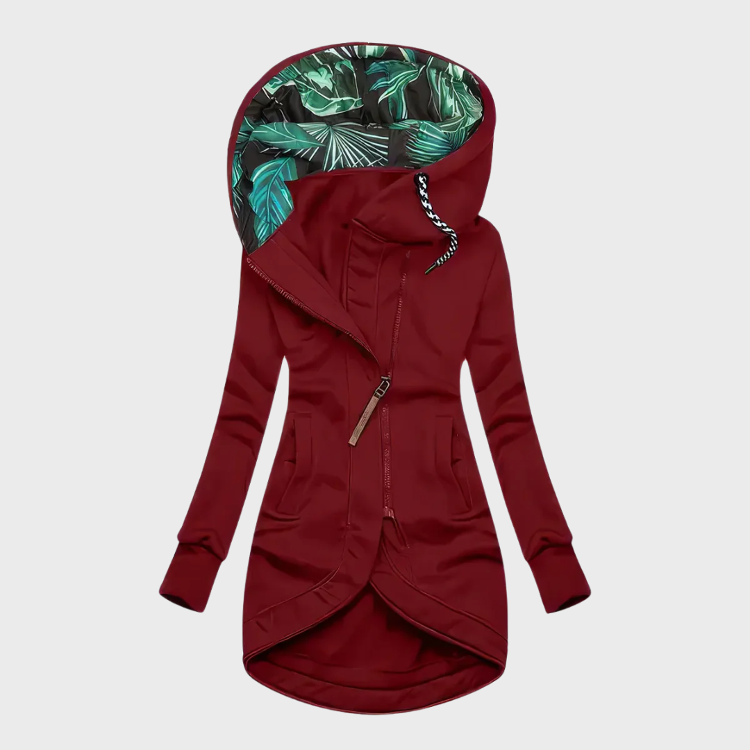 Ute™ | Elegant & Varm Vinterjakke Med Hette