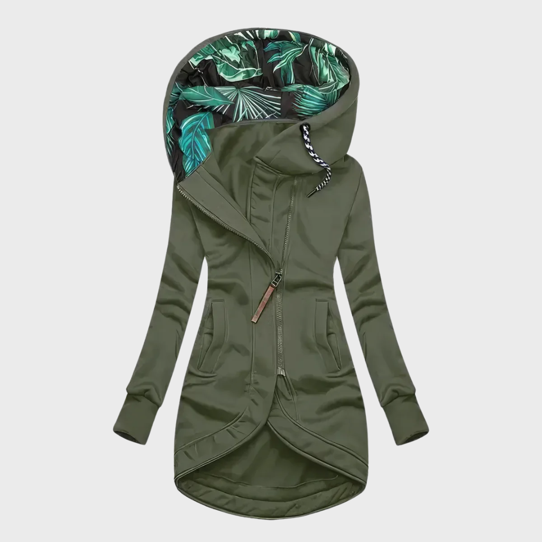 Ute™ | Elegant & Varm Vinterjakke Med Hette