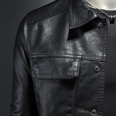 Leander™ | Rider PU Lærjakke