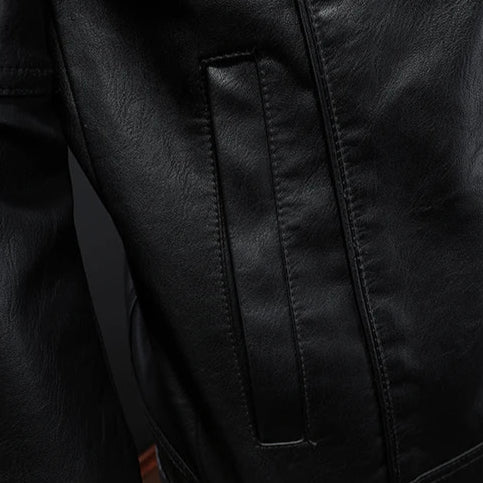 Leander™ | Rider PU Lærjakke