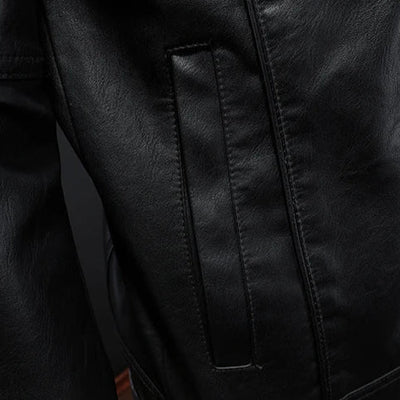 Leander™ | Rider PU Lærjakke