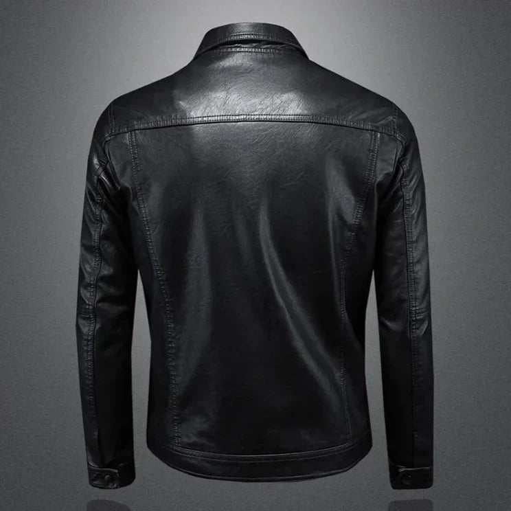 Leander™ | Rider PU Lærjakke