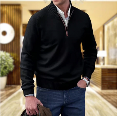 Nicolas™ | Elegant genser med reiselås