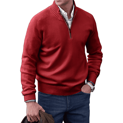 Nicolas™ | Elegant genser med reiselås