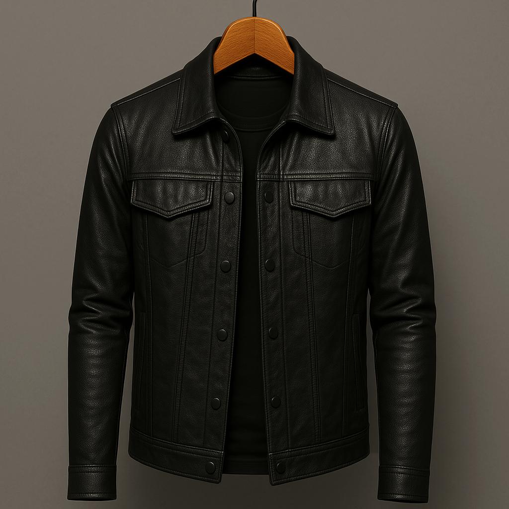 Leander™ | Rider PU Lærjakke