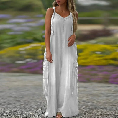 Tilda | Jumpsuit med vide ben og lommer