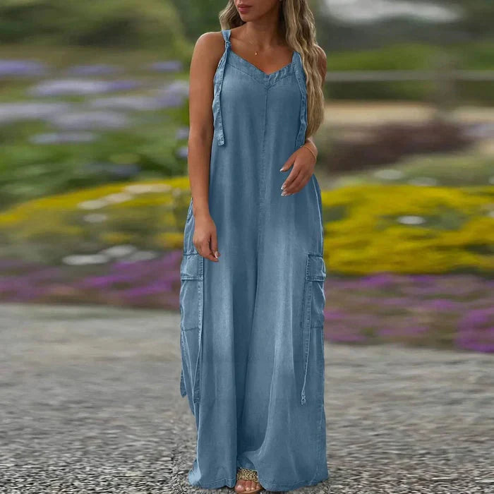 Tilda | Jumpsuit med vide ben og lommer