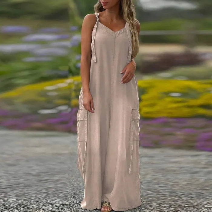Tilda | Jumpsuit med vide ben og lommer