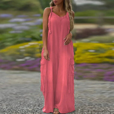 Tilda | Jumpsuit med vide ben og lommer